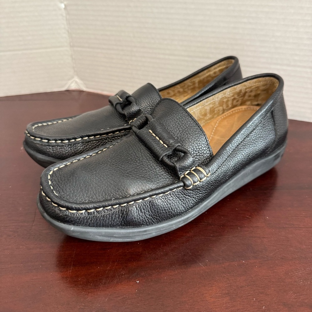 Go Comfort Black Loafers Women’s Size 7